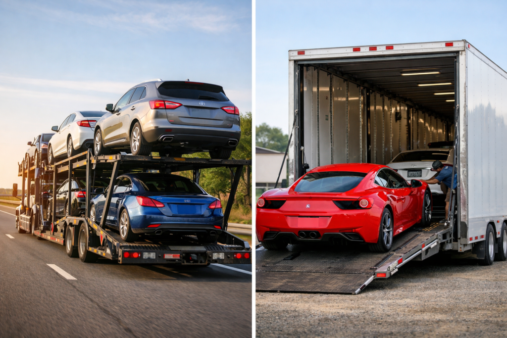 open vs enclosed auto transport