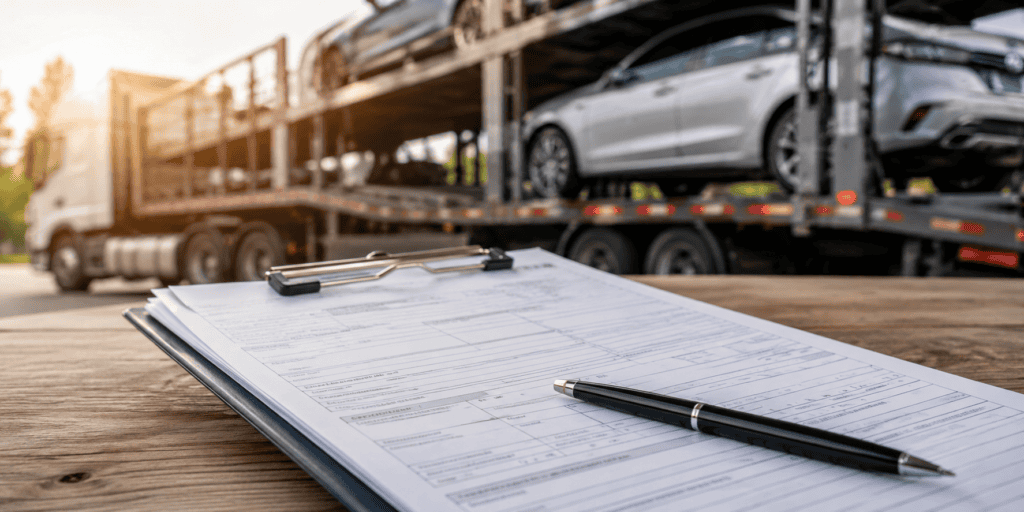 Bill of Lading Car Shipping