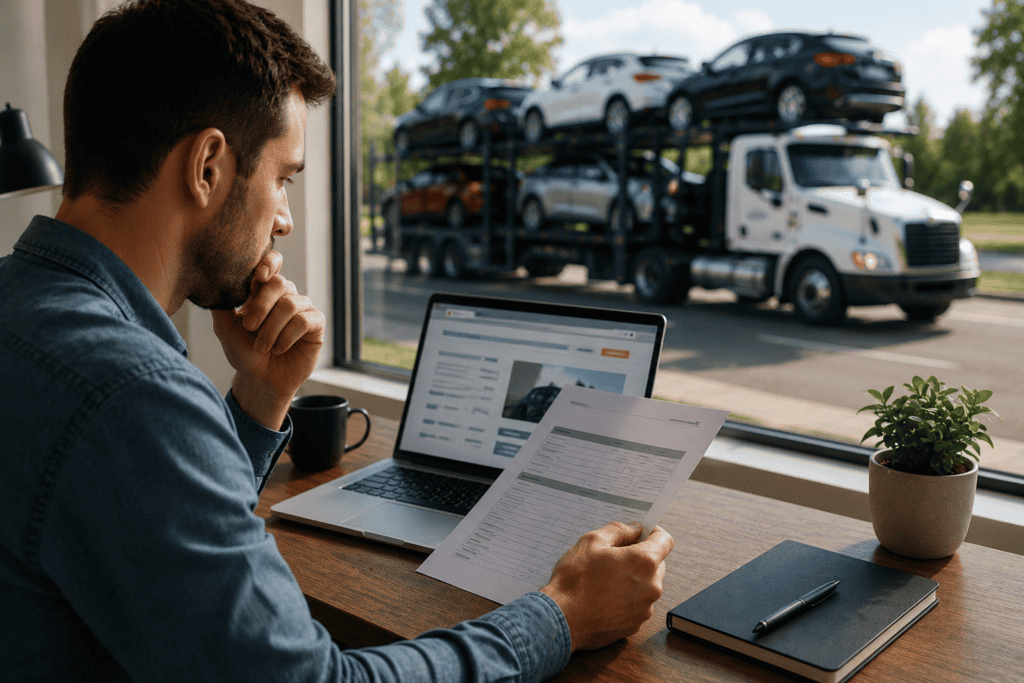 car shipping scams